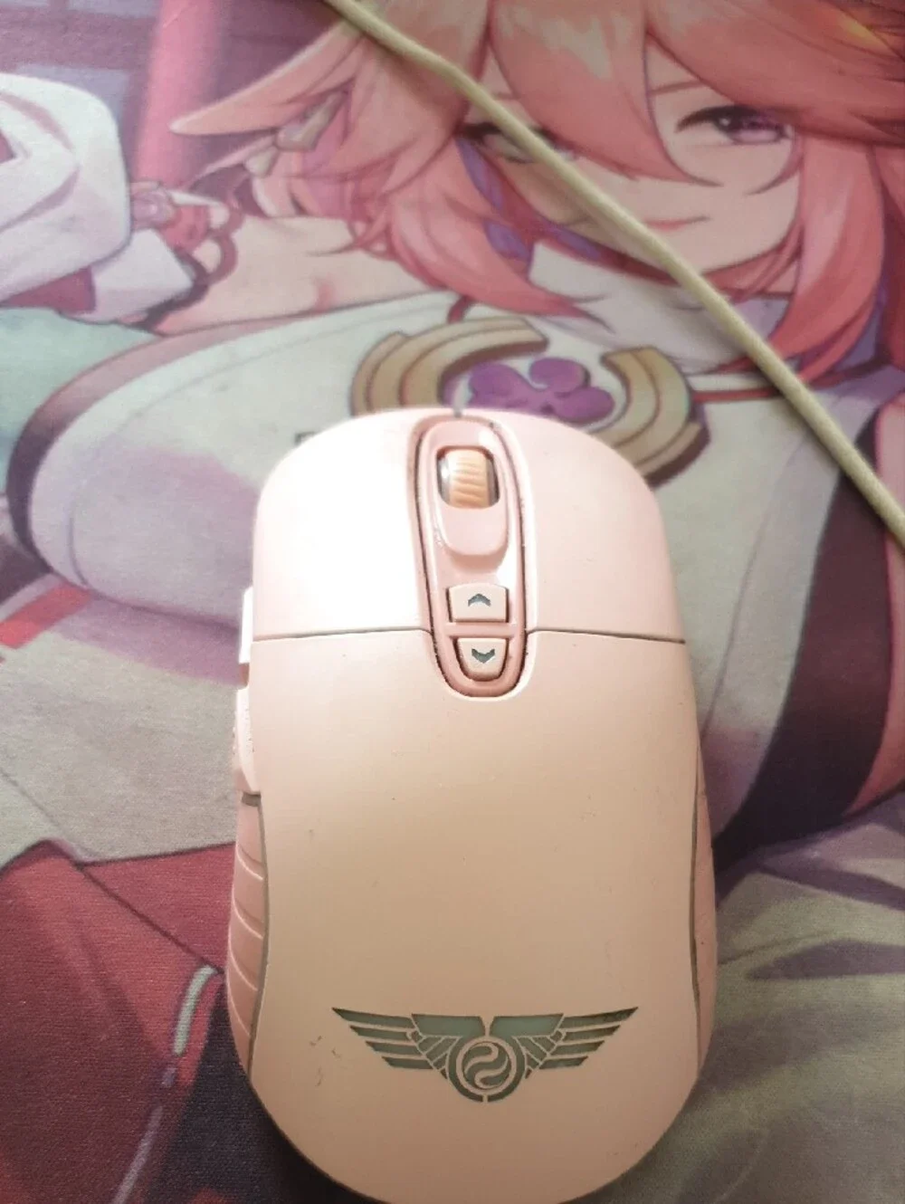 Pink Wired Gaming Mouse – Ergonomic RGB Optical Mouse